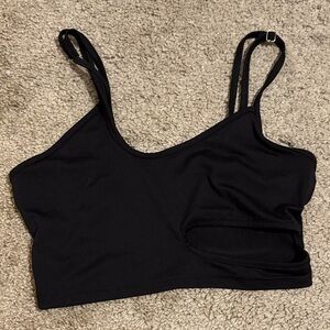 SHEIN Black Cutout Bralette